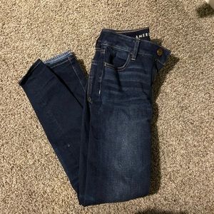 American Eagle dark wash High rise jeggings Dream Jean
